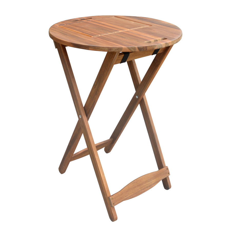 Sens-Line - BBQ traytable - Ø60cm - Bruin