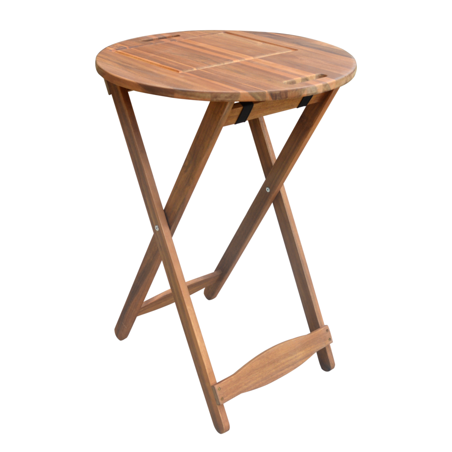 Sens-Line - BBQ traytable - Ø60cm - Bruin