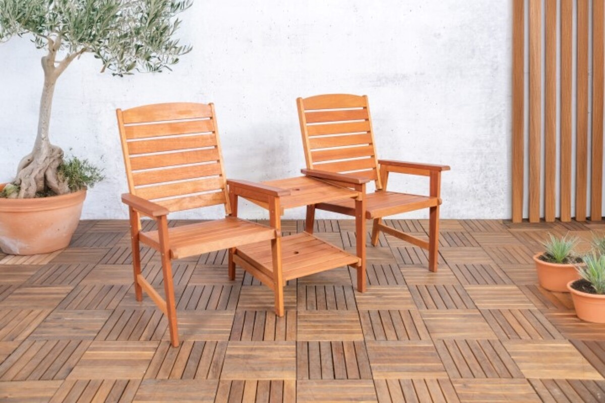 Sens-Line - Penotti Tuinbank - Duo Bench - Bruin