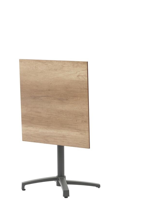 Sens-Line - Julia HPL Bistro Tafel - 70x70cm - Houtkleur