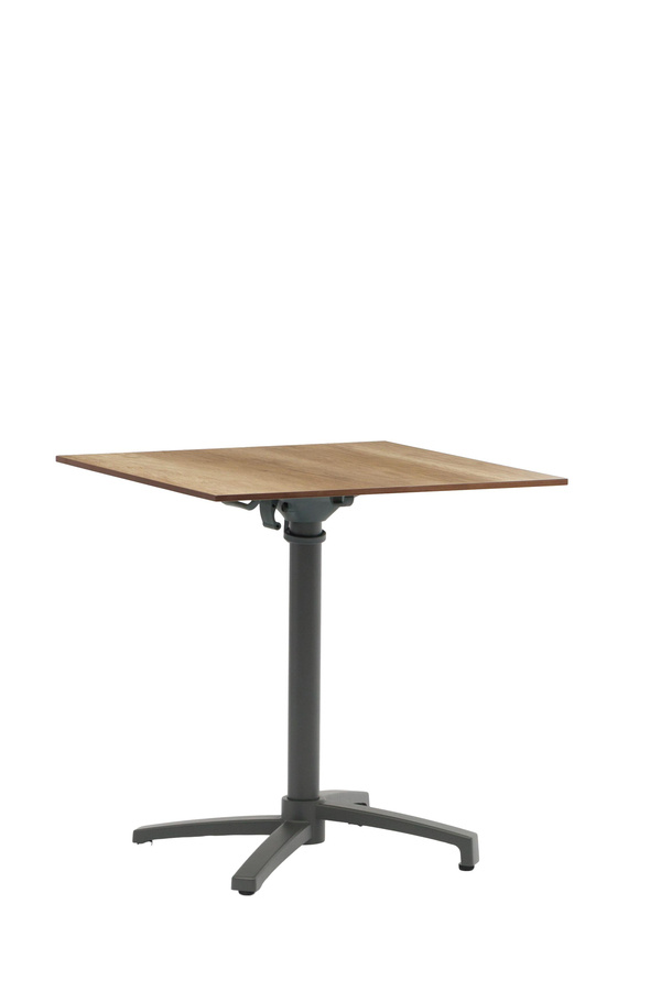 Sens-Line - Julia HPL Bistro Tafel - 70x70cm - Houtkleur