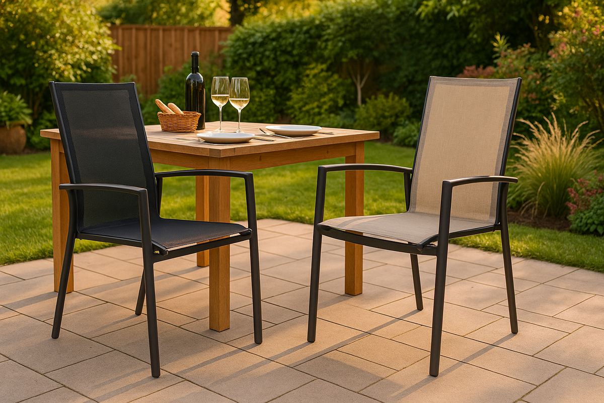 Sens-Line - Enzo Tuin Stapelstoelen - Grijs