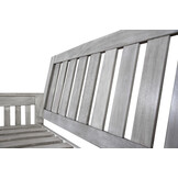 Sens-Line - Kensington Tuinbank - 125 cm - Grijs