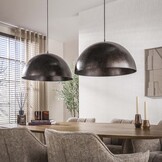 Hoyz Collection - Hanglamp Dome 2-lichts Ø60cm - Urban Bruin