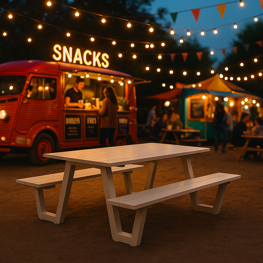 Sens-Line - London Picnicbank - 180 cm - Taupe