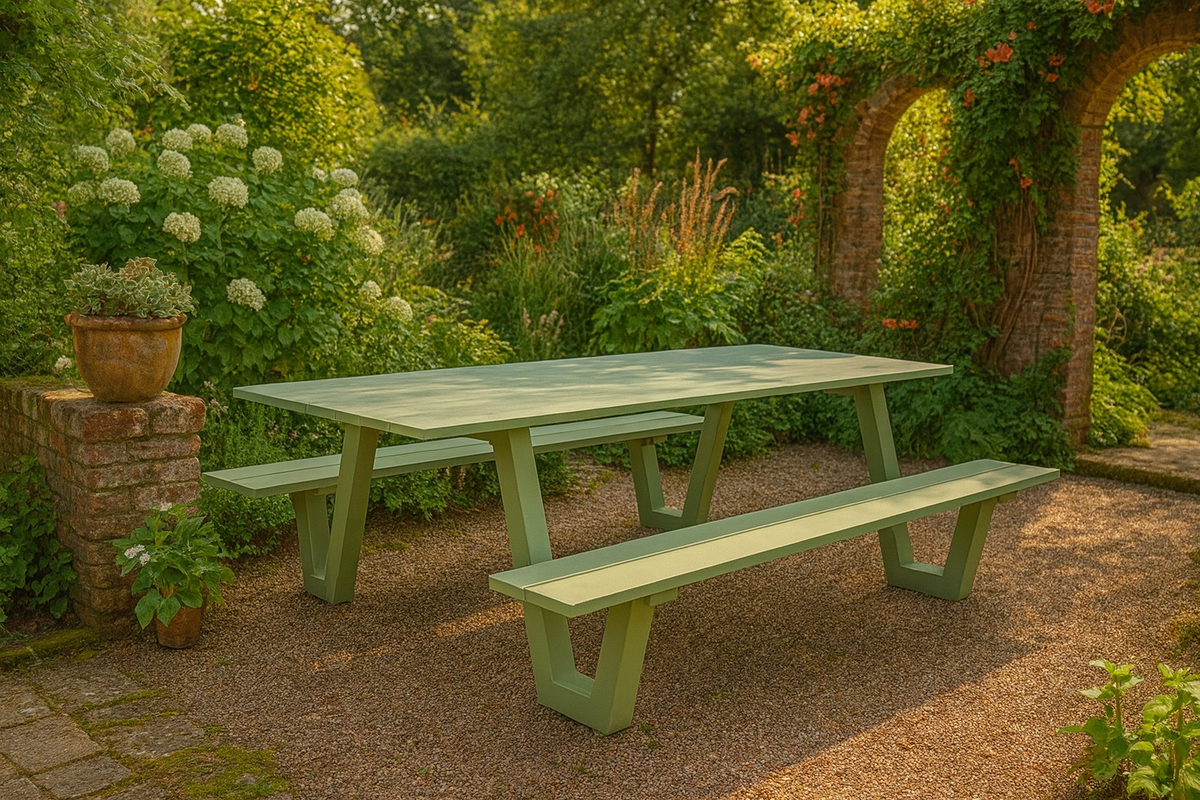 Sens-Line - London Picnicbank - 180 cm - Groen