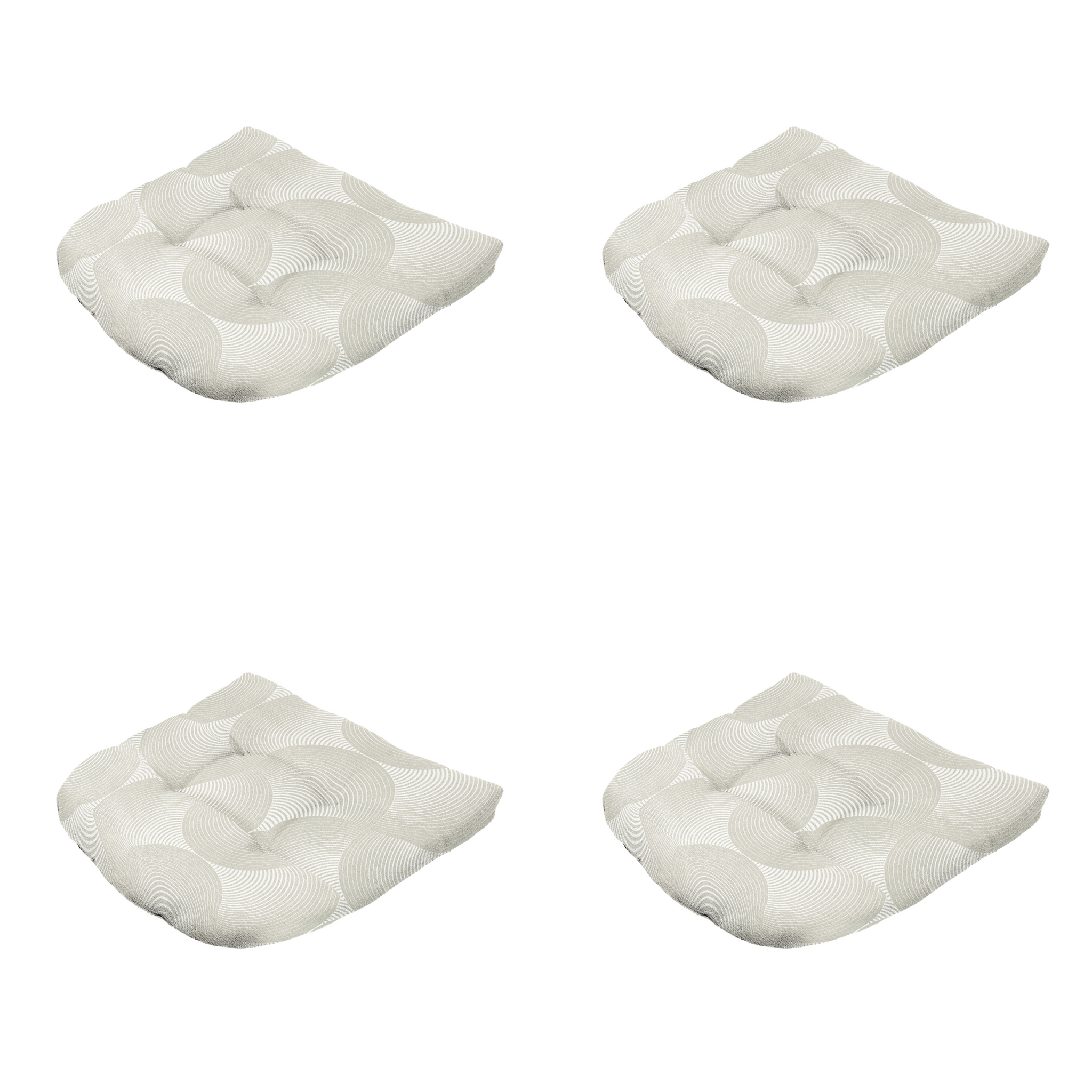 Madison - Zitkussen Napels - Beige - 46x46x6cm - Set van 4