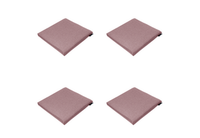 Madison - Zitkussen Best deal - Roze - 40x40x4,5cm - Set van 4