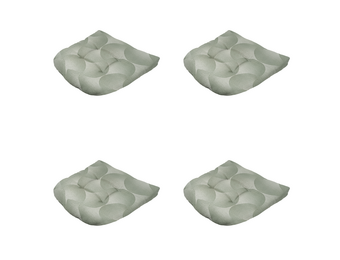 Madison - Zitkussen Napels - Groen - 46x46x6cm - Set van 4