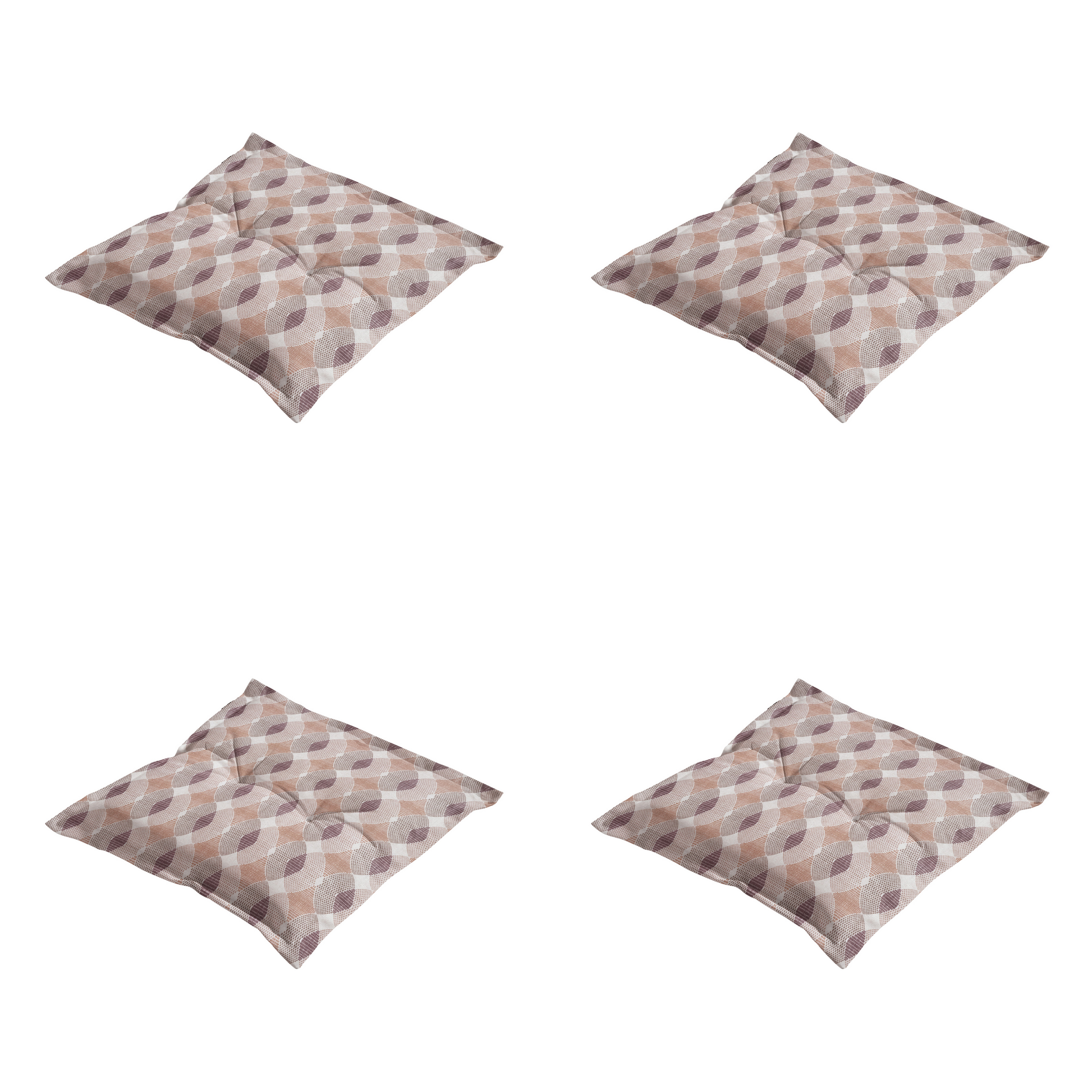 Madison - Zitkussen Rae - Bruin - 50x50x7cm - Set van 4