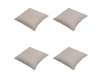 Madison - Sierkussen Richmond - Beige - 50x50x10cm - Set van 4
