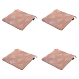 Madison - Zitkussen Napels - Roze - 40x40x4,5cm - Set van 4