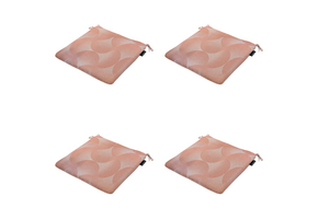 Madison - Zitkussen Napels - Roze - 40x40x4,5cm - Set van 4