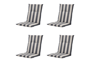 Madison - Kussen lage rug Amora - Grijs - 105x50x6cm - Set van 4