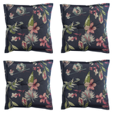 Madison - Zitkussen Cato - Blauw - 50x50x7cm - Set van 4