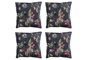 Madison - Zitkussen Cato - Blauw - 50x50x7cm - Set van 4