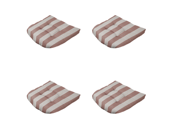 Madison - Zitkussen Amora - Bruin - 46x46x6cm - Set van 4