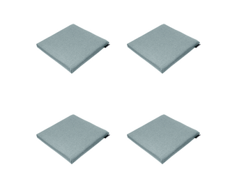 Madison - Zitkussen Best deal - Blauw - 40x40x4,5cm - Set van 4