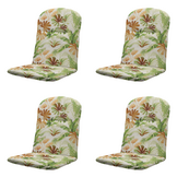 Axel - Kuipstoelkussen Hoge rug - Set van 4