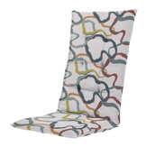 Wolken - Kussen Gestikt hoge rug - Set van 4