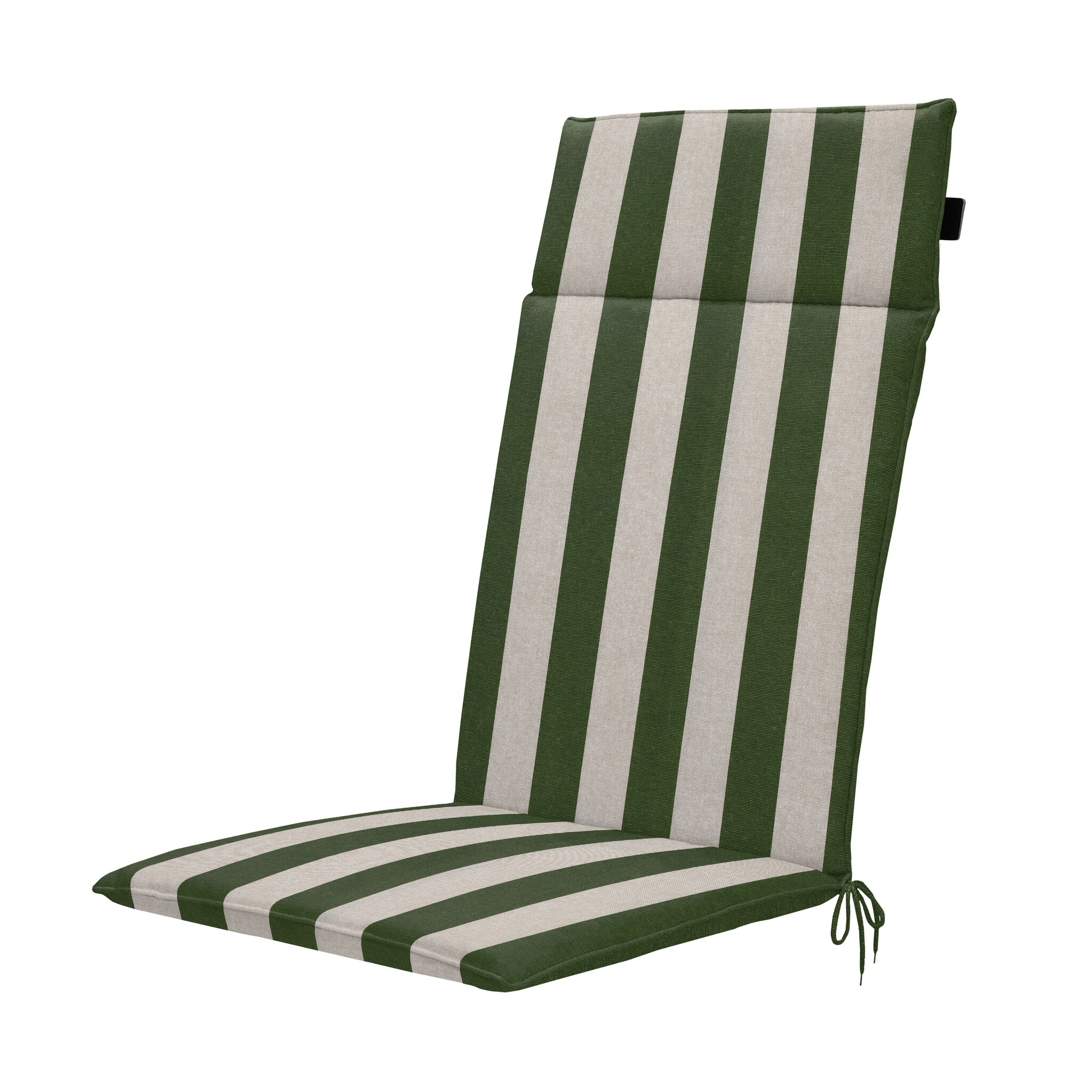 Madison - Tuintstoelkussen Hoge Rug Amora - Groen - 120x50x4cm - Set van 4