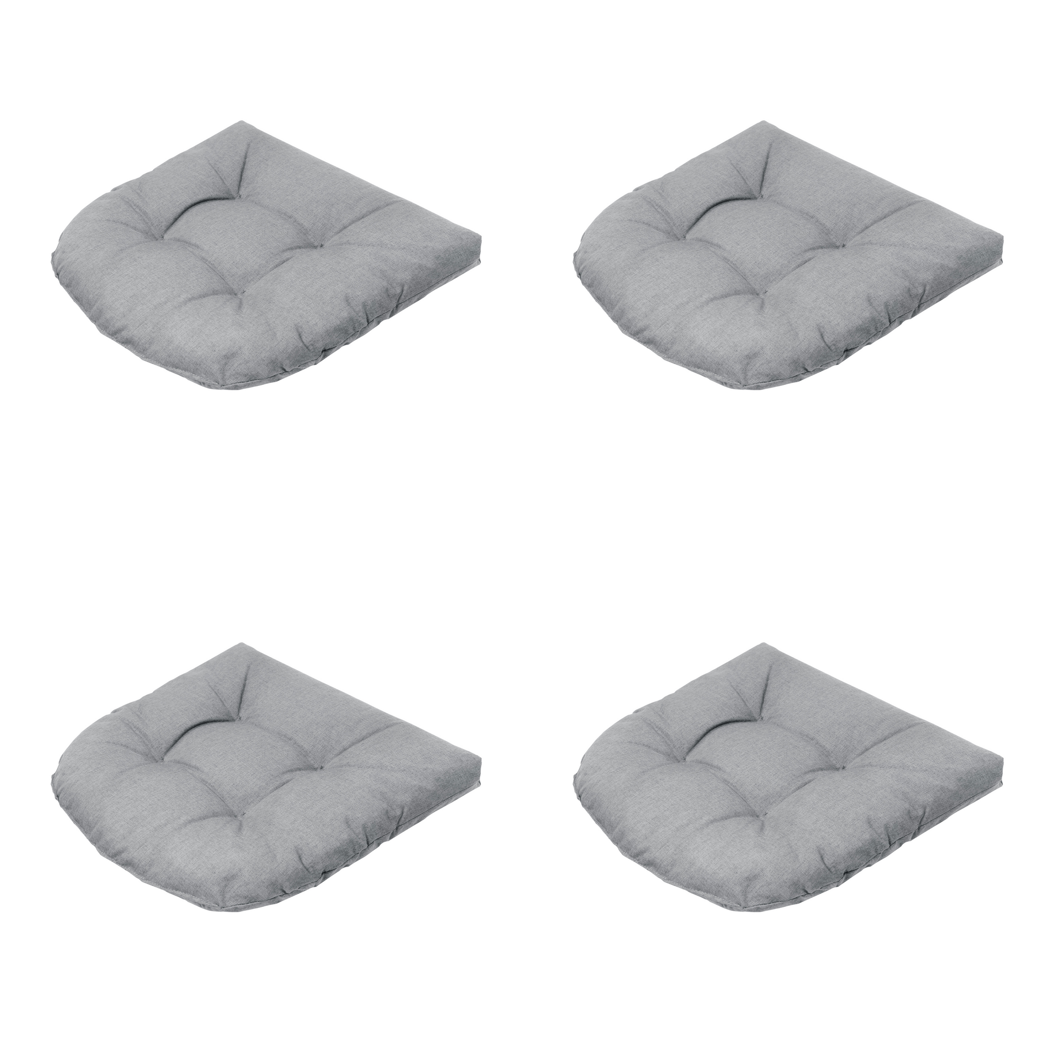 Madison - Zitkussen Best deal - Grijs - 46x46x6cm - Set van 4