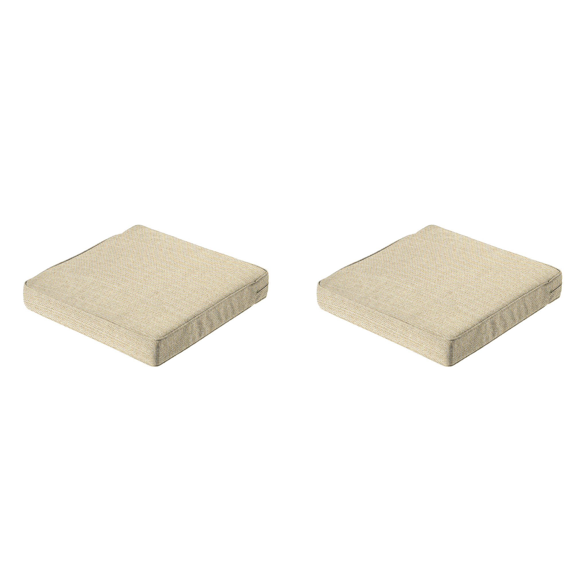 Madison - Zitkussen Richmond - Beige - 60x60x10cm - Set van 2