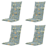 Madison - Kussen hoge rug Julliete - Mulitkleur - 123x50x5cm - Set van 4