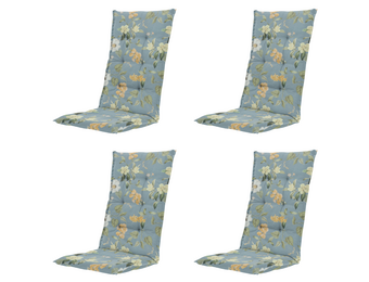 Madison - Kussen hoge rug Julliete - Mulitkleur - 123x50x5cm - Set van 4