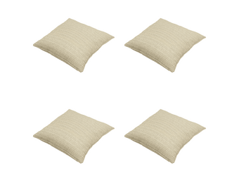 Madison - Sierkussen Richmond - Beige - 50x50x10cm - Set van 4