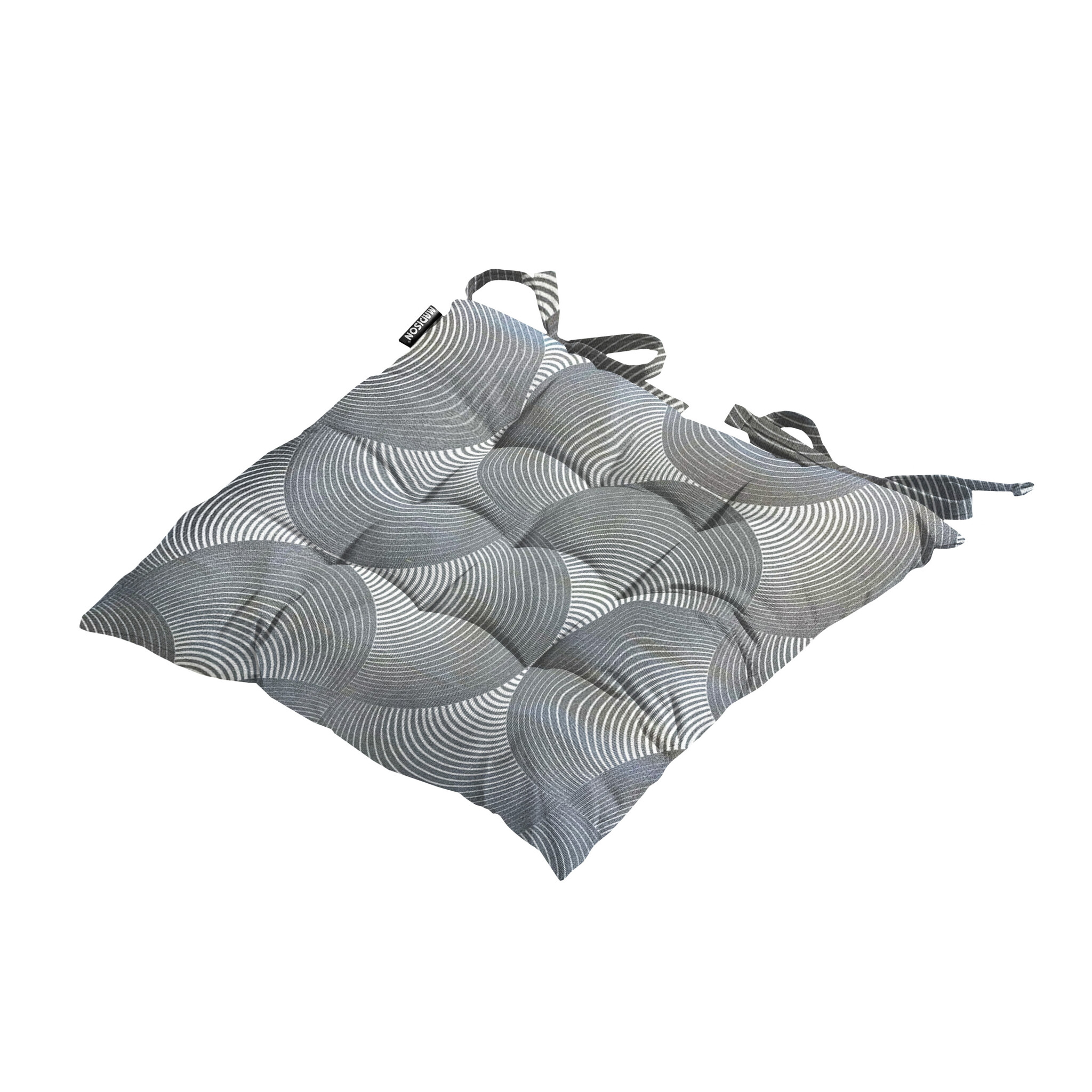 Madison - Zitkussen Napels - Grijs - 46x46x8cm - Set van 4