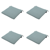 Madison - Zitkussen Eco-line - Blauw - 40x40x4,5cm - Set van 4