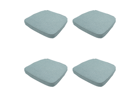 Madison - Zitkussen Eco-line - Blauw - 48x48x7cm - Set van 4