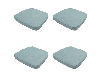 Madison - Zitkussen Eco-line - Blauw - 48x48x7cm - Set van 4