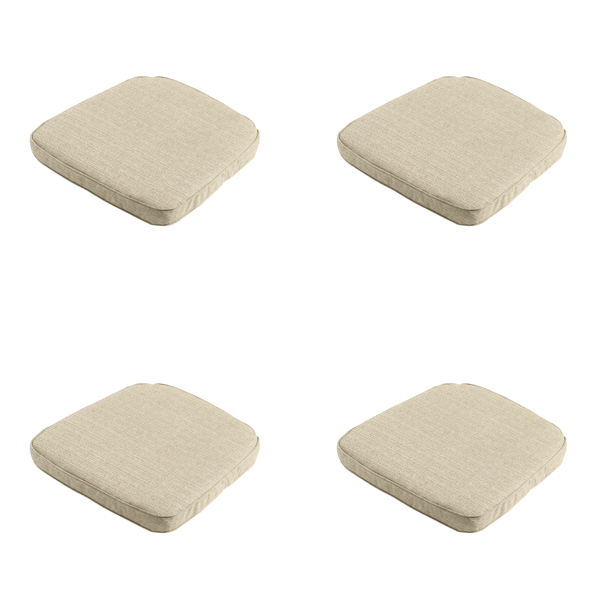 Madison - Zitkussen Richmond - Beige - 48x48x6cm - Set van 4