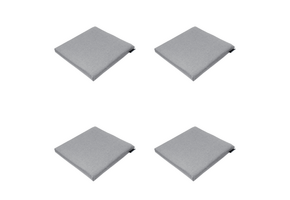 Madison - Zitkussen Best deal - Grijs - 40x40x4,5cm - Set van 4