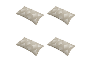 Madison - Sierkussen Napels - Taupe - 30x50x10cm - Set van 4