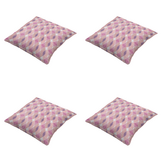 Madison - Sierkussen Rae - Paars - 50x50x10cm - Set van 4