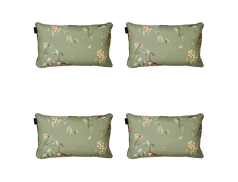 Madison - Sierkussen Aria - Groen - 30x50x10cm - Set van 4