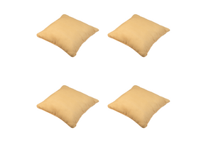 Madison - Sierkussen Napels - Geel - 50x50x10cm - Set van 4