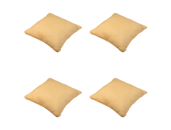 Madison - Sierkussen Napels - Geel - 50x50x10cm - Set van 4
