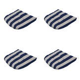 Madison - Zitkussen Amora - Blauw - 46x46x6cm - Set van 4