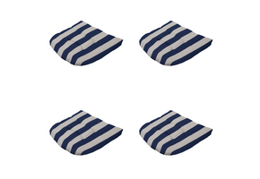 Madison - Zitkussen Amora - Blauw - 46x46x6cm - Set van 4