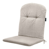 Madison - Kuipstoelkussen Hoge rug Panama - Beige - 96x45x3,5cm - Set van 4