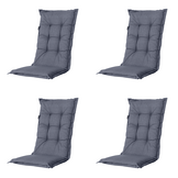 Manchester - Kussen hoge rug - Set van 4