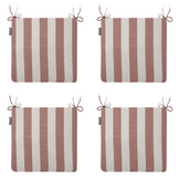 Madison - Zitkussen Amora - Bruin - 40x40x4,5cm - Set van 4