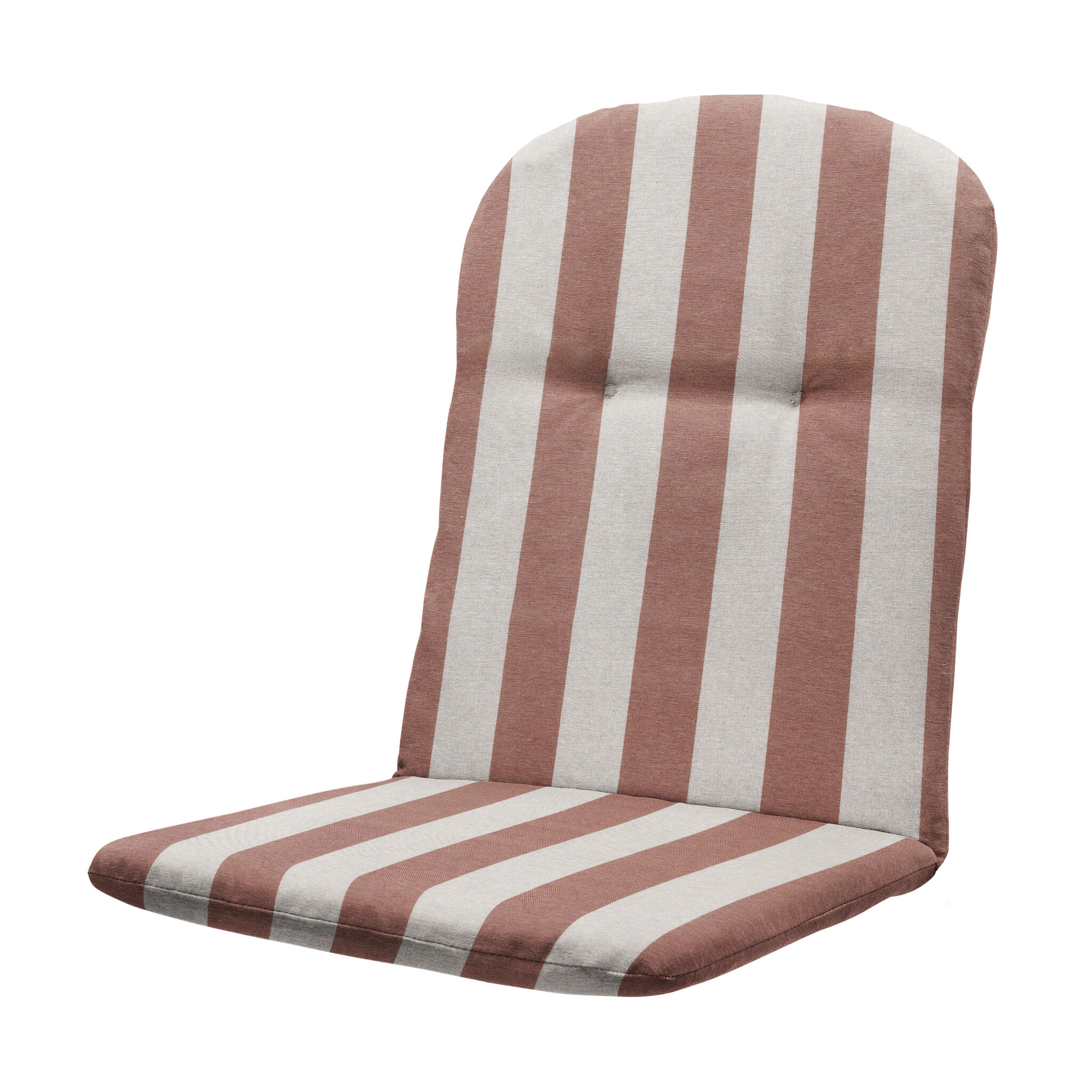 Madison - Kuipstoelkussen Hoge rug Amora - Bruin - 96x45x3,5cm - Set van 4