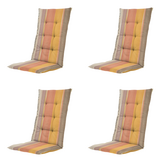 Madison - Kussen hoge rug Nox - Mulitkleur - 123x50x5cm - Set van 4