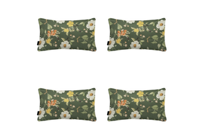 Madison - Sierkussen Julliete - Multikleur - 30x50x10cm - Set van 4