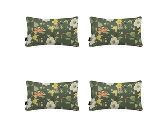 Madison - Sierkussen Julliete - Multikleur - 30x50x10cm - Set van 4